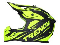 Helm Motocross Trendy T-903 Leaper schwarz / fluo-gelb matt - verschiedene Größen